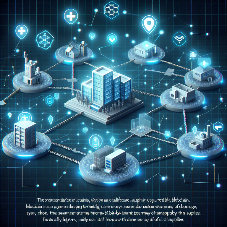 How blockchain can improve the efficiency of healthcare supply chains